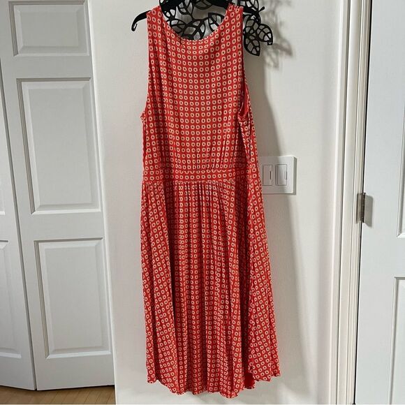 Anthropologie Maeve Brianne Cowl Neck Dress in Tangerine 1X NWOT - Picture 15 of 15